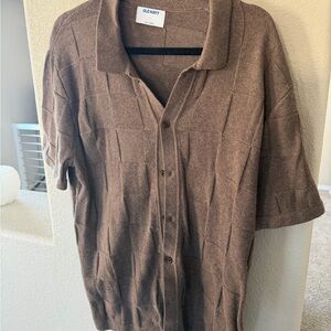 Old Navy Taupe Knit shirt